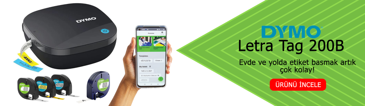 Dymo Etiket Makinesi Letratag 200b Bluetooth Bağlantılı