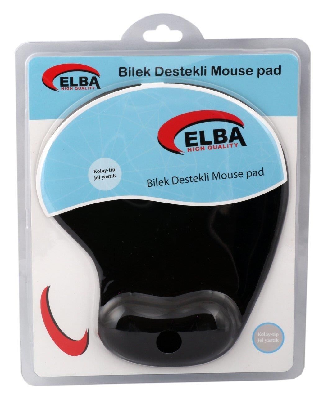 ELBA BILEK DESTEKLI JEL MOUSE PAD SIYAH K06152