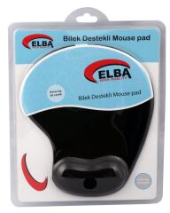 ELBA BILEK DESTEKLI JEL MOUSE PAD SIYAH K06152