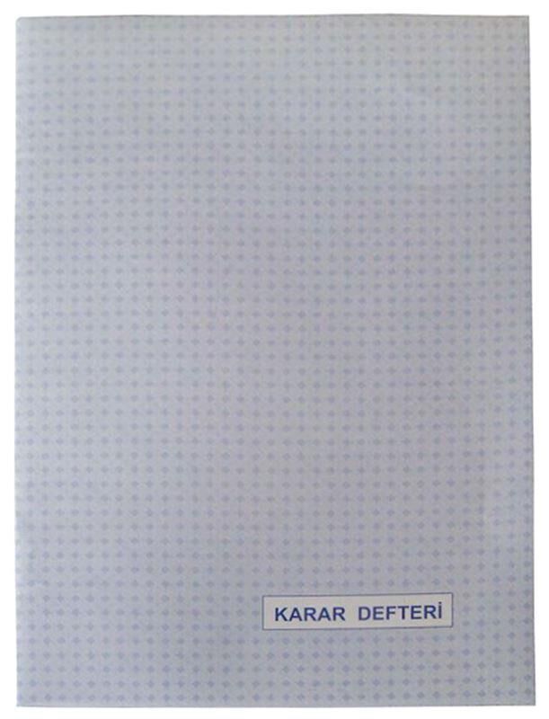 DILMAN KARAR DEFTERI KARTON KAPAK NUMARALI 40 YP
