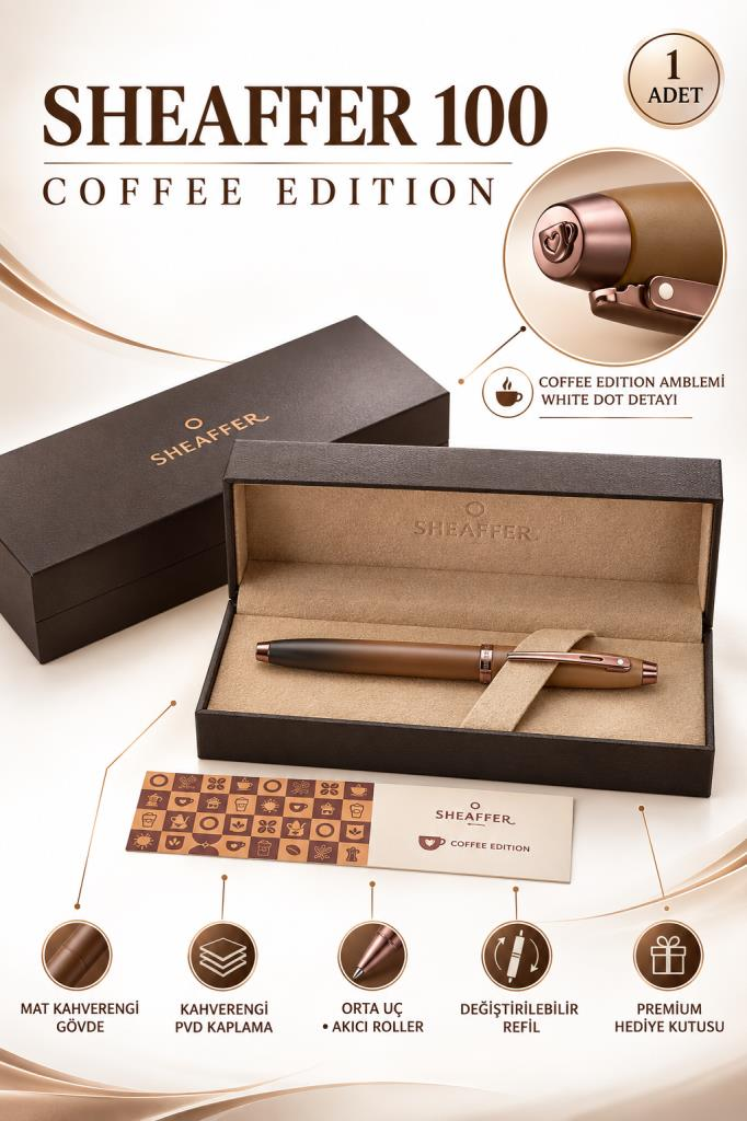 SHEAFFER ROLLER KALEM 100 SERISI 9374-1 KAHVERENGI