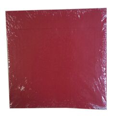 OFFICEMATE CD ZARF KARE 125X125 80GR KIRMIZI 25LI