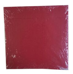 OFFICEMATE CD ZARF KARE 125X125 80GR KIRMIZI 25LI