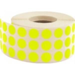 TANEX NOKTA ETIKETI FOSFORLU SARI 10mm 5000LI