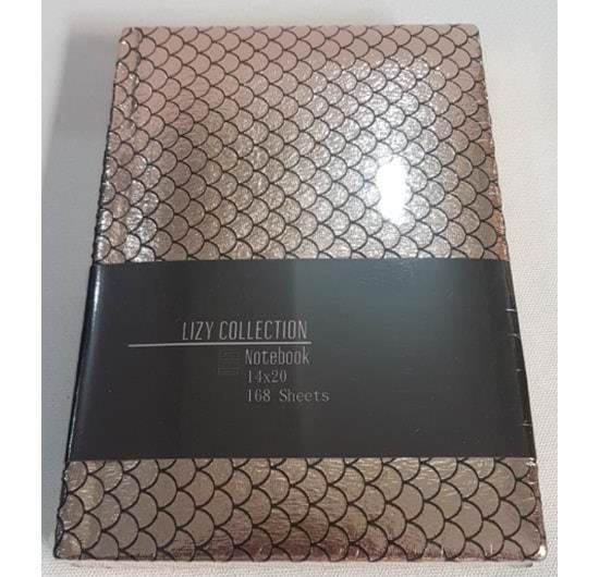LIZ BALIK SIRTI CIZGILI DEFTER YALDIZLI (BLS180)