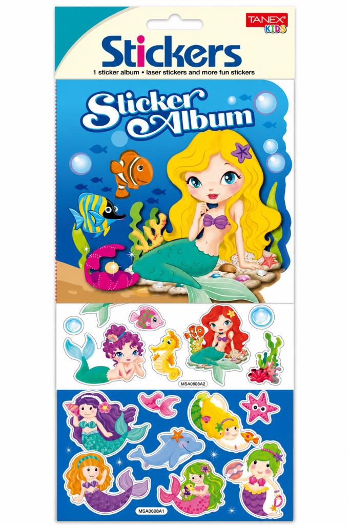 TANEX STICKER TNX-25481 ARTISTIK DENIZ KIZI ALBUMU