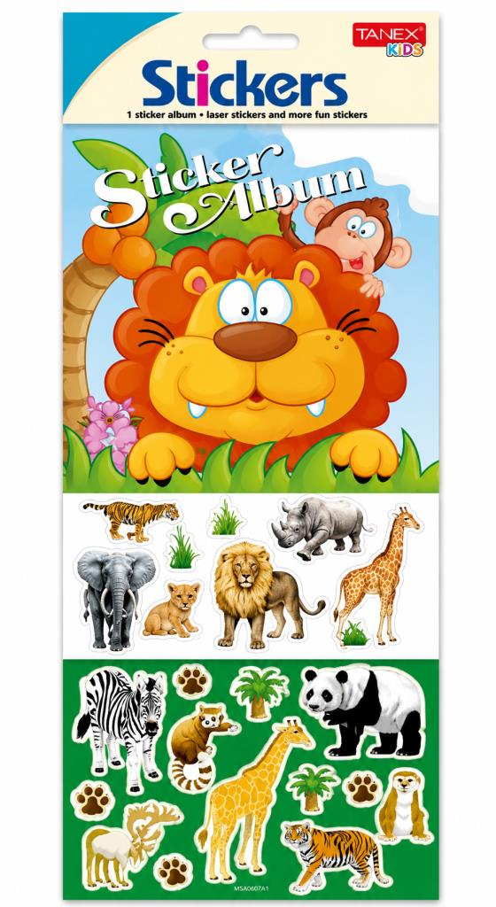 TANEX STICKER TNX-25482 ASLAN DUNYASI ALBUMU