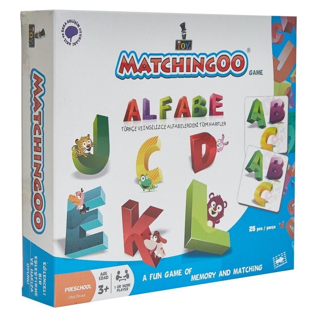 MR.TOY ESLESTIRME KARTLARI ALFABE