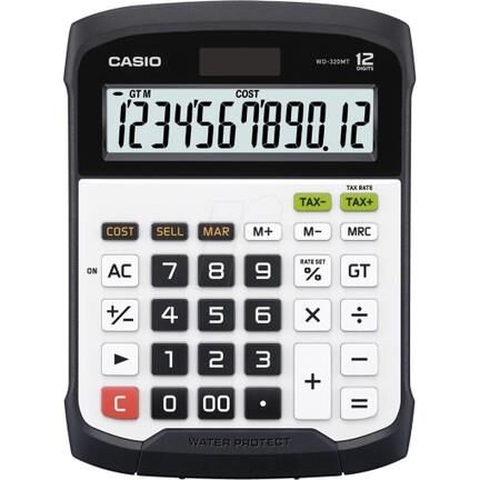 CASIO HESAP MAKINESI MASAUSTU WD-320MT 12 HANE