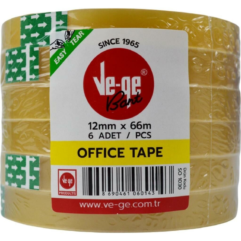 VEGE BANT SELEFON SARI SERIT 12mmx66mt.6 LI