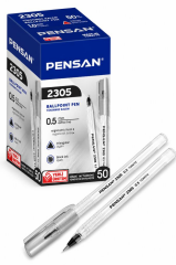 PENSAN TUKENMEZ KALEM 05mm SIYAH 50 LI KUTU (2305)
