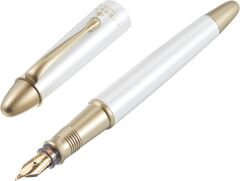 STEELPEN PEARL BEYAZ DOLMAKALEM+TUKENMEZ SET(4590)