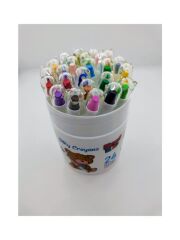 KRAF KIDS PASTEL BOYA SILKY CRAYON 24 LU KK505