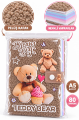 PUTI TEDY BEAR DEFTER A5 - 80 YP.RENKLI