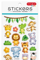 TANEX TNX-25825 PUFFY SEVIMLI CANLILAR STICKER-1