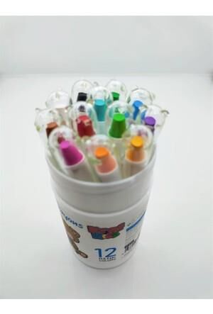 KRAF KIDS PASTEL BOYA SILKY CRAYON 12 LI KK500