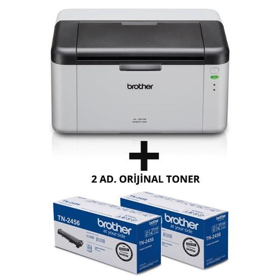 BROTHER YAZICI HL-1211W MONO LASER WIFI+2 TONER