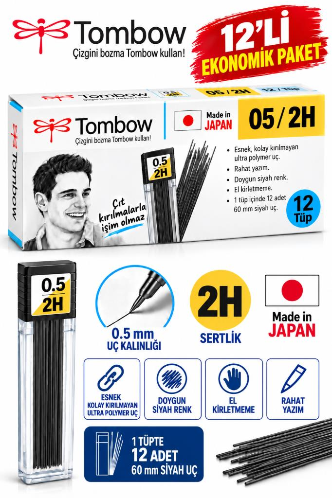 TOMBOW MIN 05 2H 12 LI KUTU