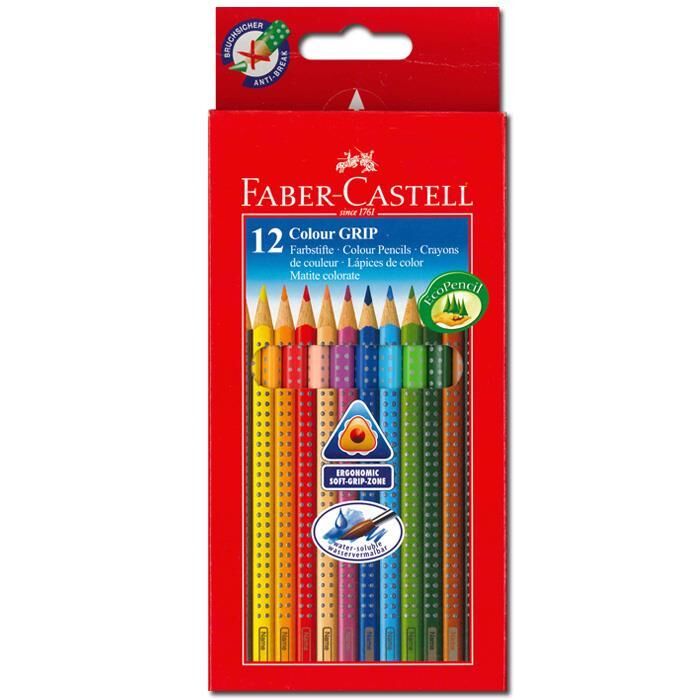 FABER CASTELL KURUBOYA GRIP 12 RENK (5170112412)