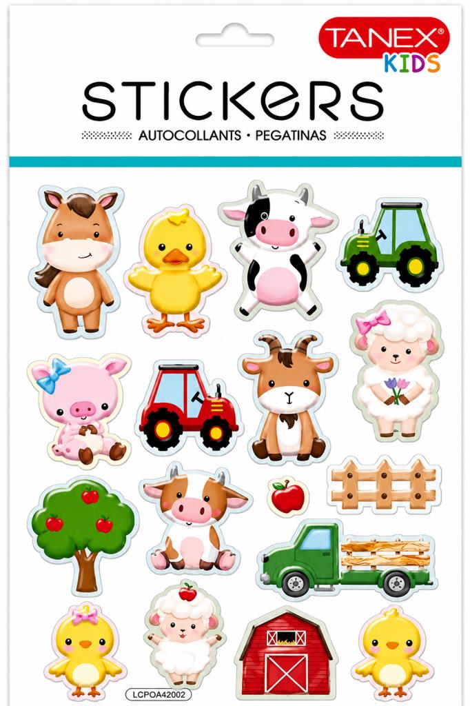 TANEX TNX-25826 PUFFY SEVIMLI CANLILAR STICKER-2