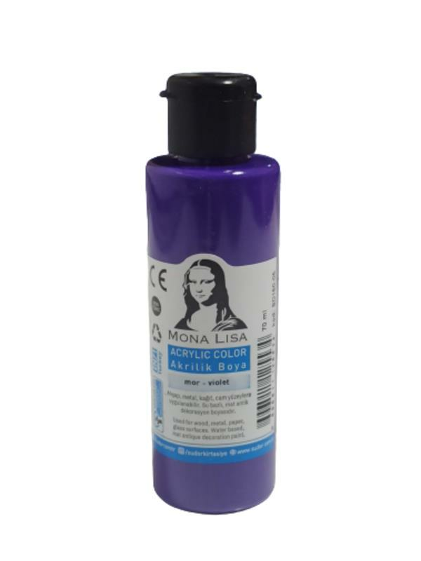 MONA LISA AKRILIK BOYA 70 ml MOR (SD150-05)