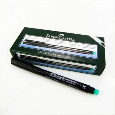 FABER PERMANENT ASETAT KALEMI M SIYAH 10 LU KUTU