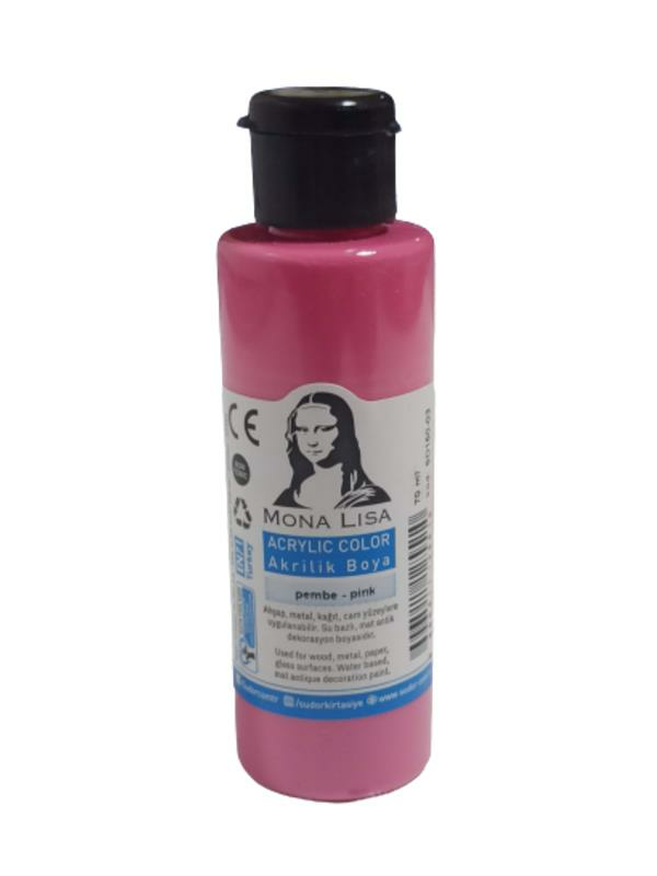 MONA LISA AKRILIK BOYA 70 ml PEMBE (SD150-03)