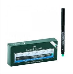 FABER PERMANENT ASETAT KALEMI S SIYAH 10 LU KUTU