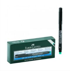 FABER PERMANENT ASETAT KALEMI S SIYAH 10 LU KUTU