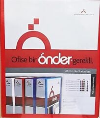 ONDER KLASOR  A4 2 D MKN.50mm KIRMIZI (2005-2)