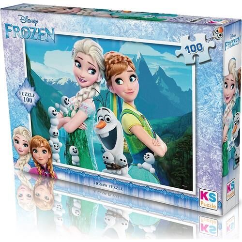 KS PUZZLE 100 PARCA FROZEN FRZ714 SILX