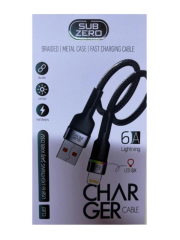 SUBZERO CL83 6A LIGHTNING HIZLI SARJ KABLOSU METAL