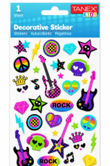 TANEX TNX-25063 PUFFY ROCK STICKER