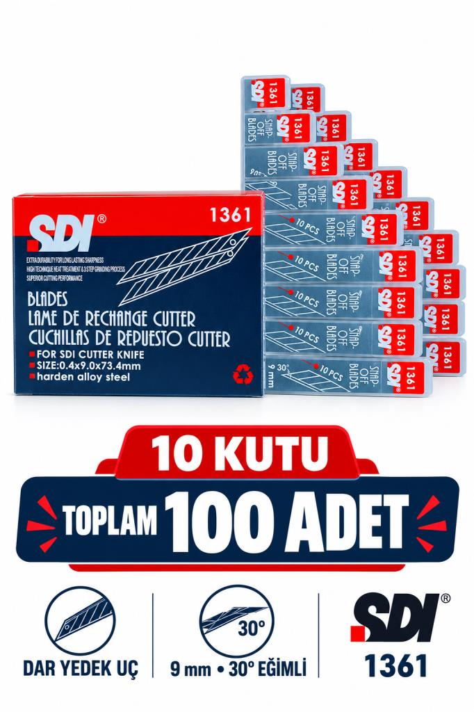 SDI MAKET BICAGI YEDEGI (10KUTU=100ADET)DAR(1361)