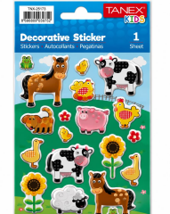 TANEX TNX-25173 PUFFY VERIMLI CANLILAR STICKER TEK