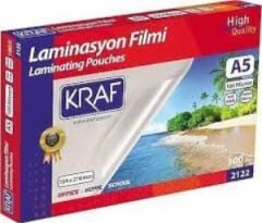 KRAF LAMINASYON FILMI PARLAK A5 100 Mic. 100 LU 21