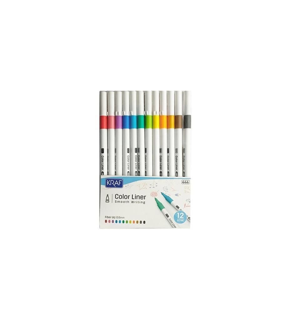 KRAF COLOR LINER KALEM 0.5 MM 444 12 LI