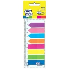 KRAF INDEX FILM (PP) 12X45MM 8 RENK X 25YP BAYRAK