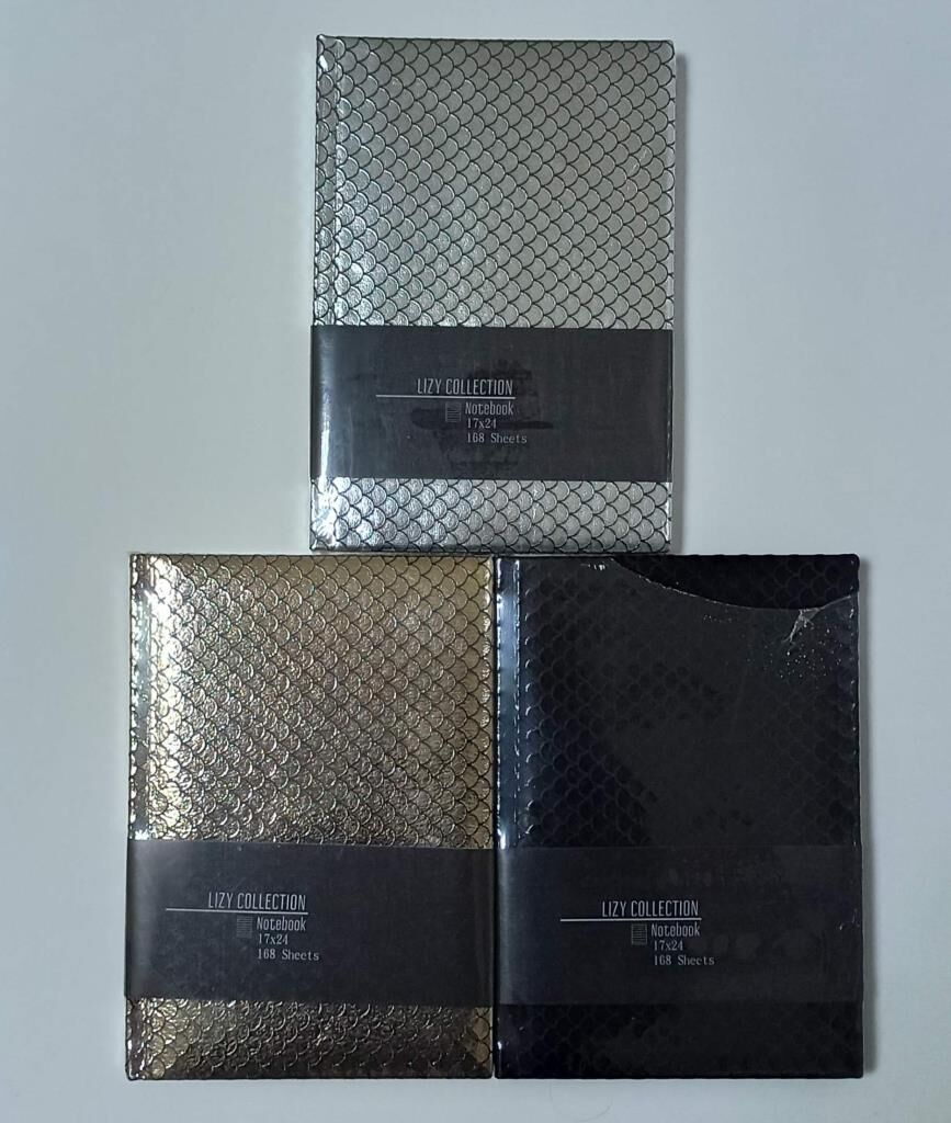 LIZ BALIK SIRTI CIZGILI DEFTER YALDIZLI (BLS190)