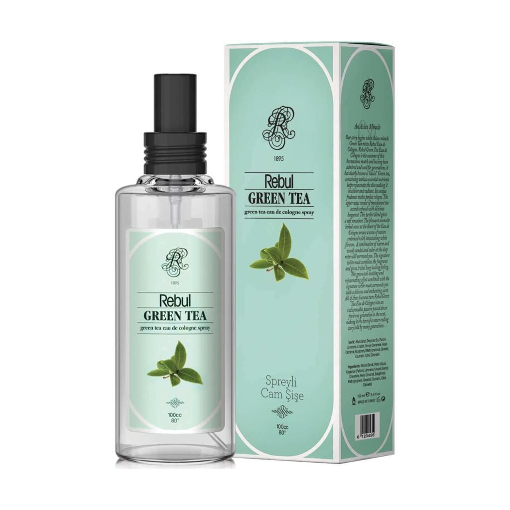REBUL KOLONYASI GREEN TEA 125ml SPREYLI PET SISE