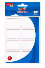 TANEX TNX-706 SEFFAF KORUMALI ETIKET 34x52mm KIRMI
