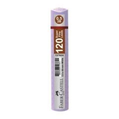 FABER CASTELL GRIP MIN 05 2B 60MM 120 LI PAS.MOR