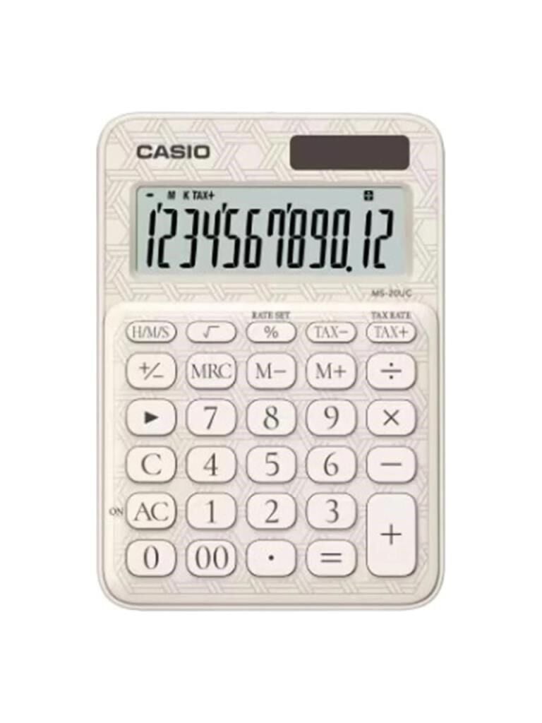 CASIO HESAP MAKINESI MASA USTU MS-20UC-JWE 12HANE