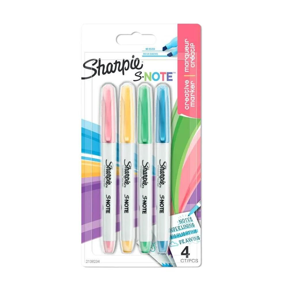 SHARPIE SNOTE KREATIF MARKOR KESIK UC 4 LU 2138234