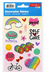 TANEX TNX-25821 PUFFY KALP VE GOKKUSAGI STICKER