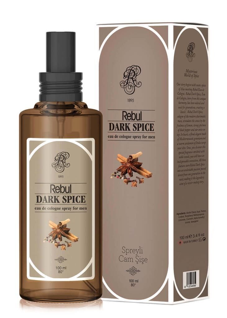 REBUL KOLONYASI DARK SPICE 125ml SPREYLI PET SISE
