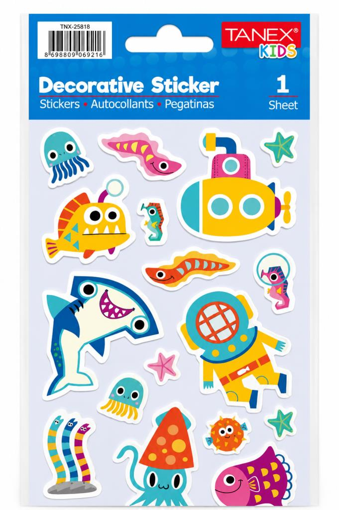TANEX TNX-25818 PUFFY DENIZ CANLILARI STICKER