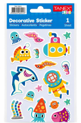 TANEX TNX-25818 PUFFY DENIZ CANLILARI STICKER