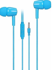 ASONIC AS1 MIKROFONLU KULAKLIK KULAK ICI MAVI