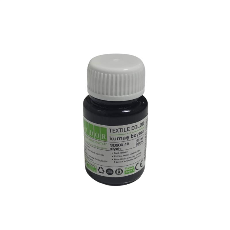 KUMAS BOYASI SUDOR 25ml. SIYAH